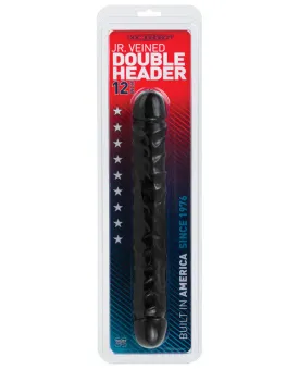 12" Jr. Double Header - Black