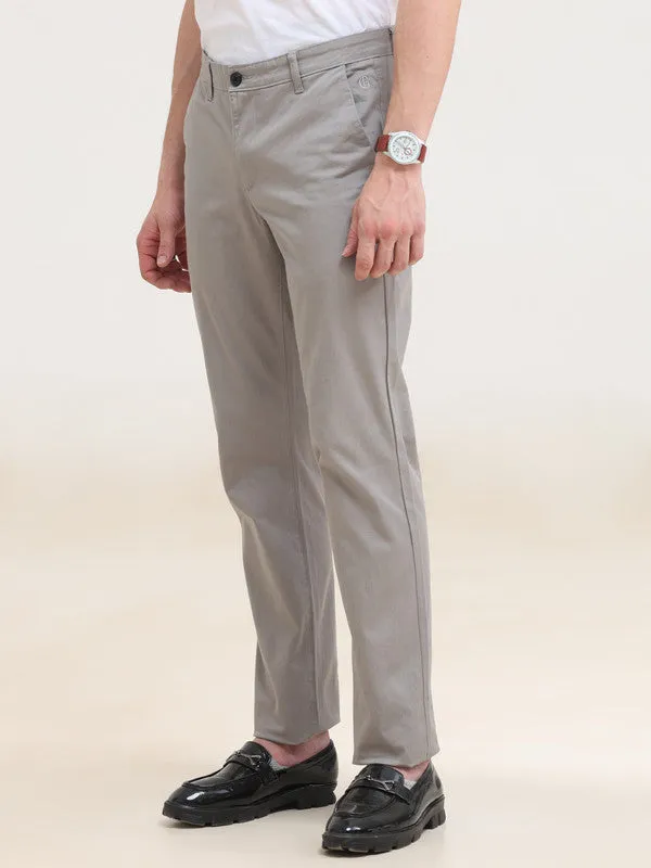 5-Pocket Light Grey Standard Straight Pants