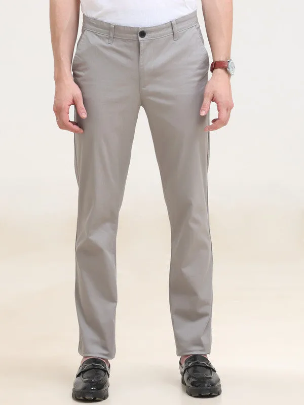 5-Pocket Light Grey Standard Straight Pants