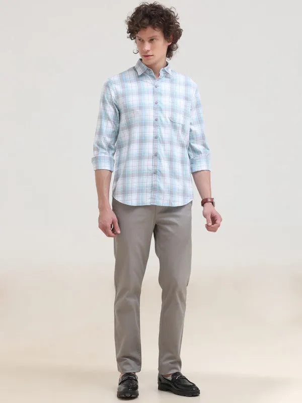 5-Pocket Light Grey Standard Straight Pants