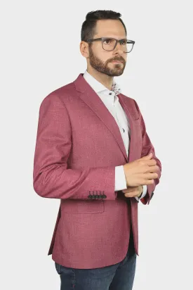 7 Downie Blazer Edwin Sport Jacket in Burg Dark Pink SS22