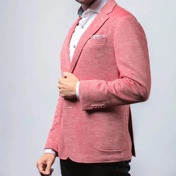 7 Downie Coral Men's Sport Coat Pink Blazer