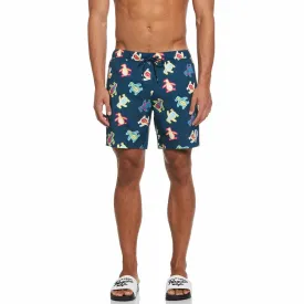 7" All-over Tumble Pete Swim Short