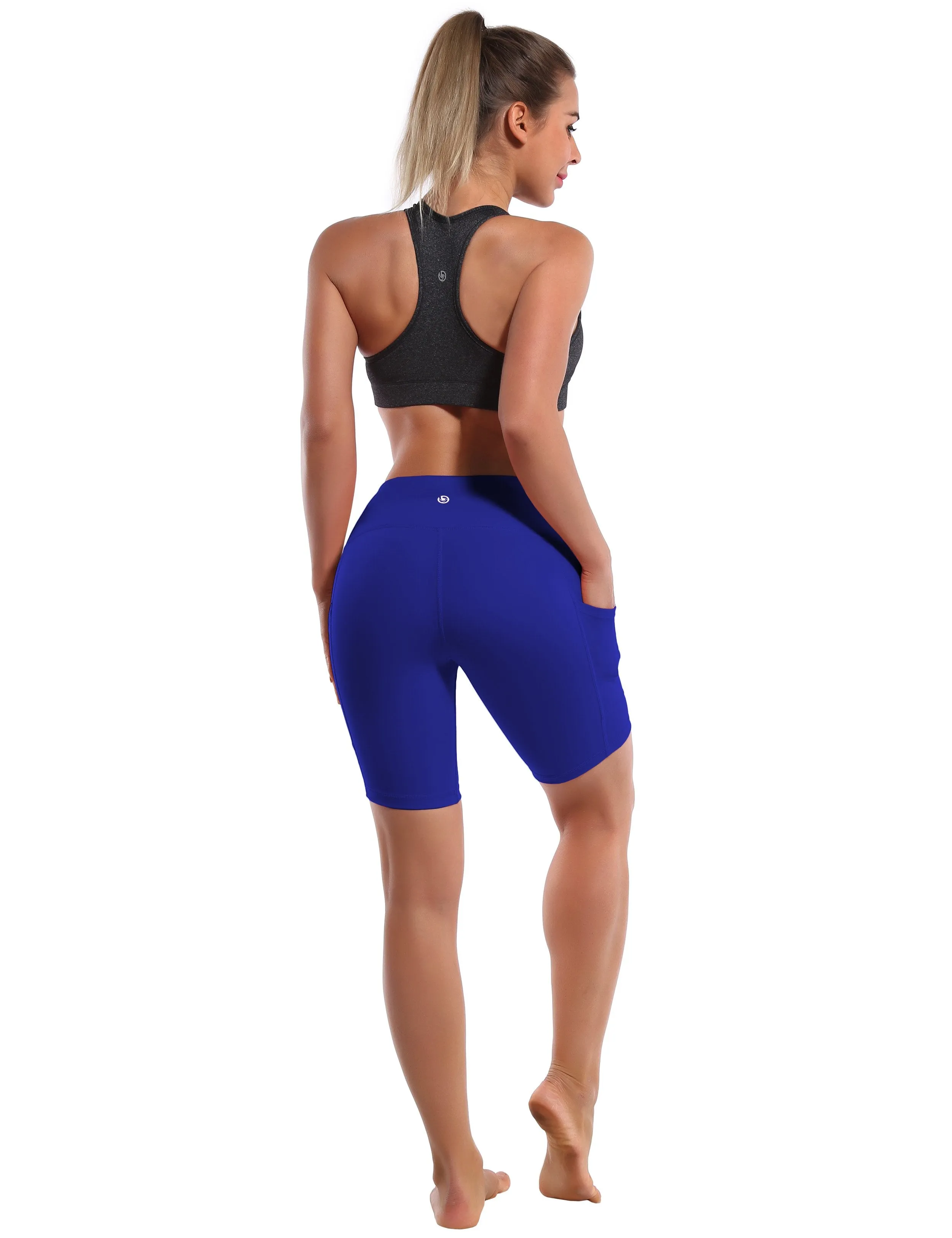 8" Side Pockets Jogging Shorts navy ins_Jogging
