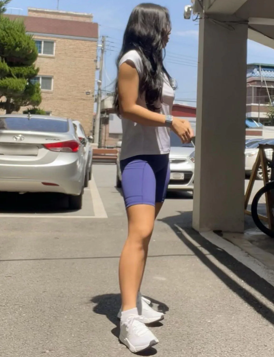 8" Side Pockets Jogging Shorts navy ins_Jogging