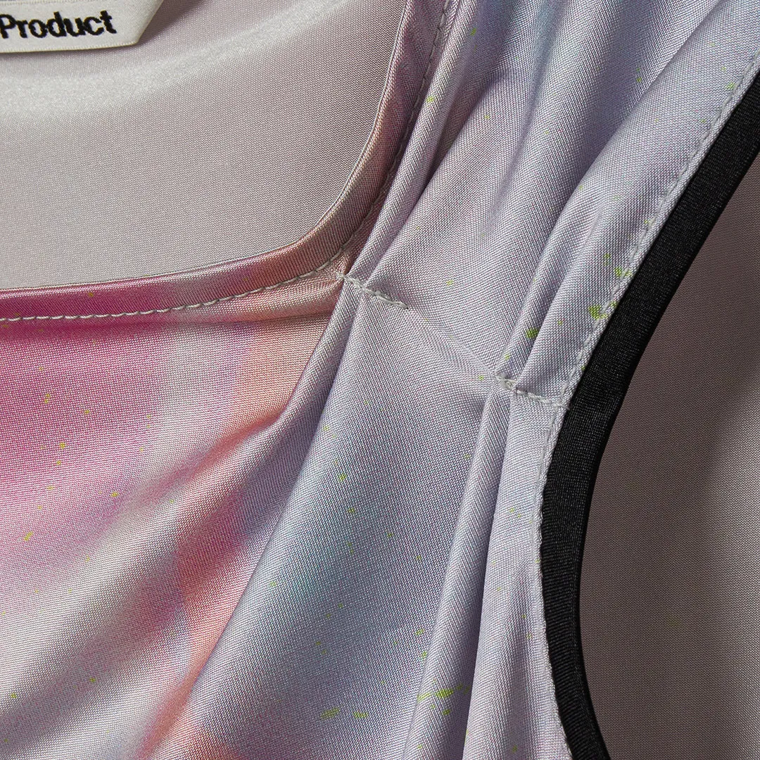 ABSTRACT TWISTED SLEEVELESS MULTI