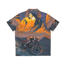 Adventurous Mountain Biker Hawaiian Shirt