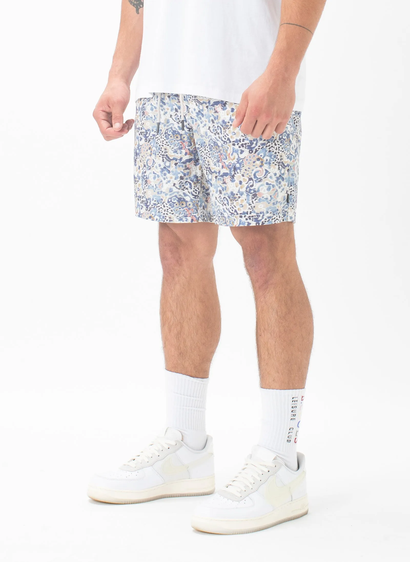 Amphibious 17" Short Indigo Ikat