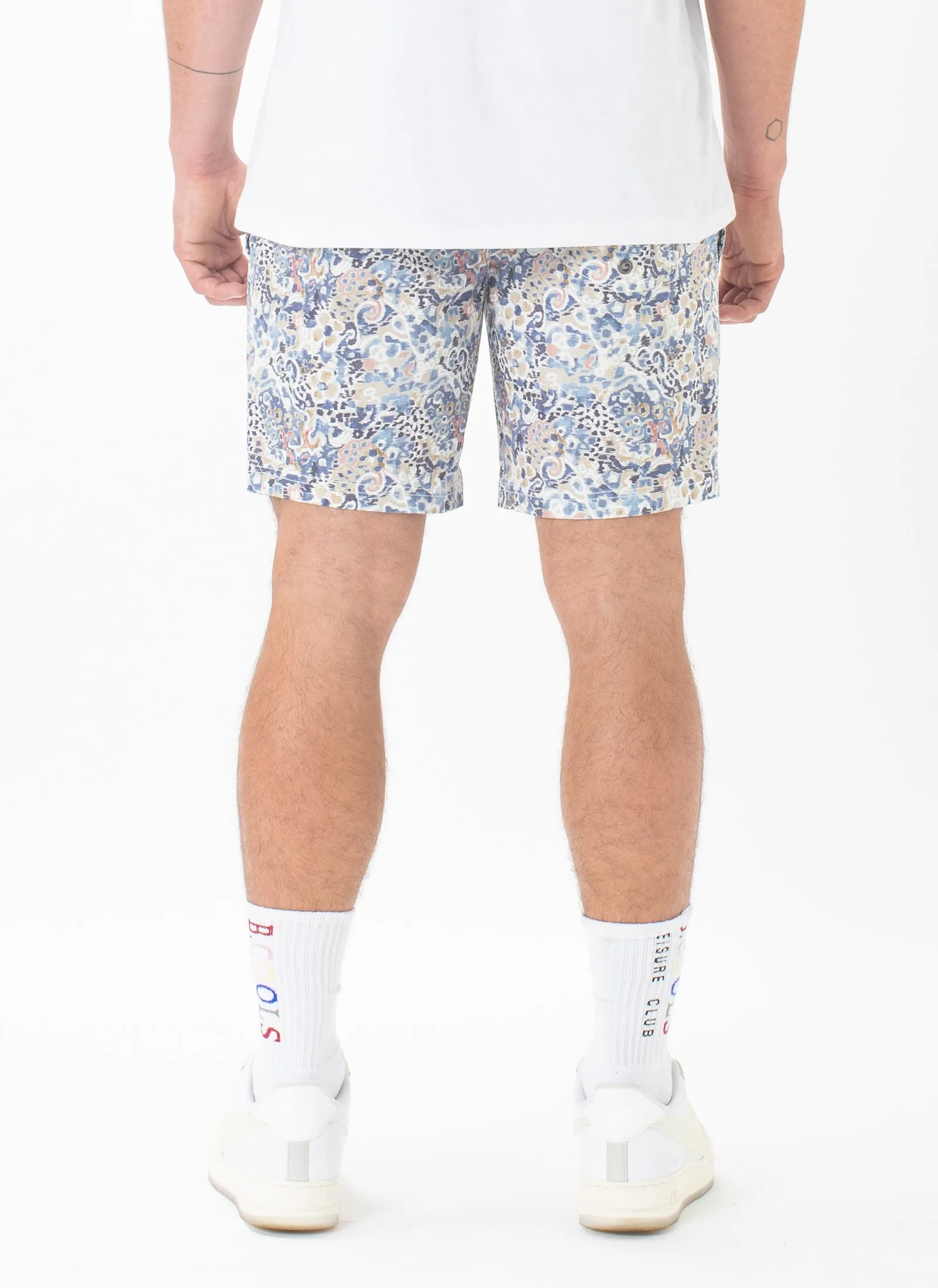 Amphibious 17" Short Indigo Ikat