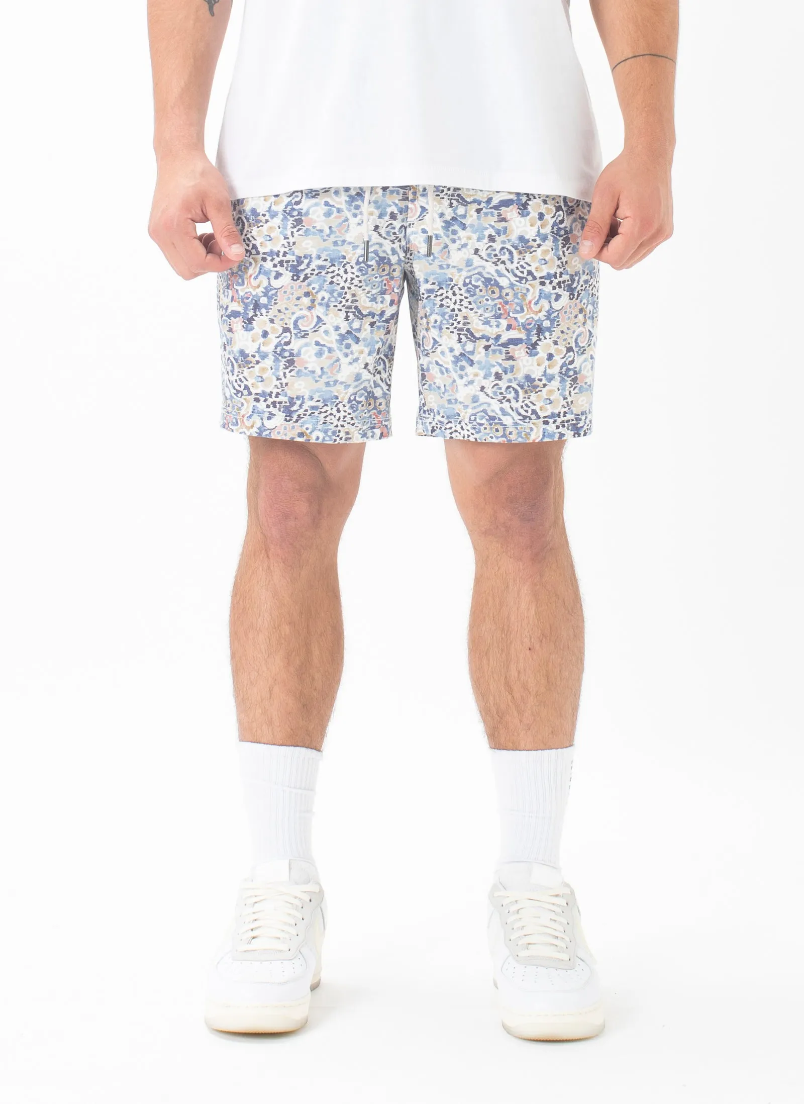 Amphibious 17" Short Indigo Ikat