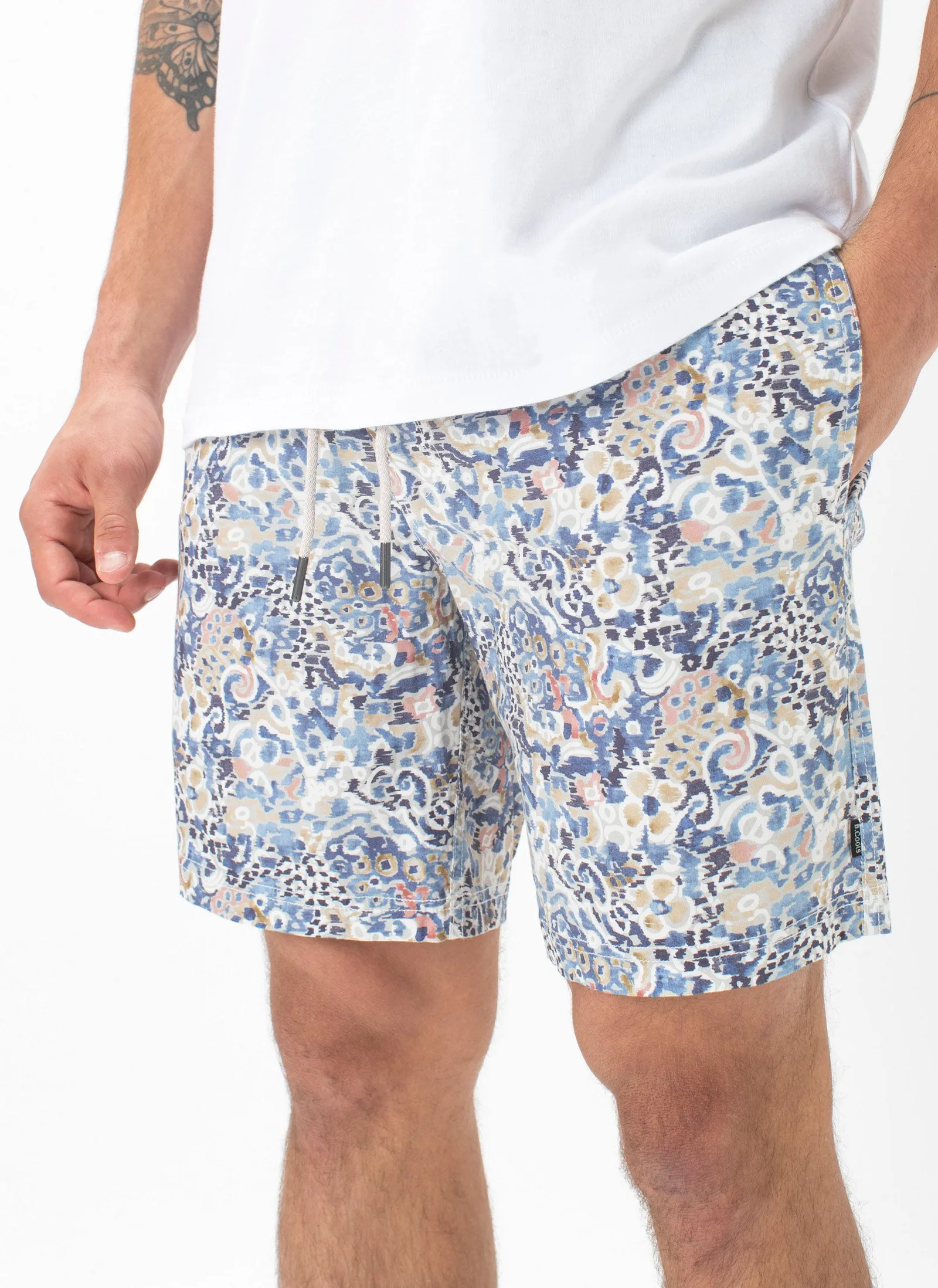 Amphibious 17" Short Indigo Ikat