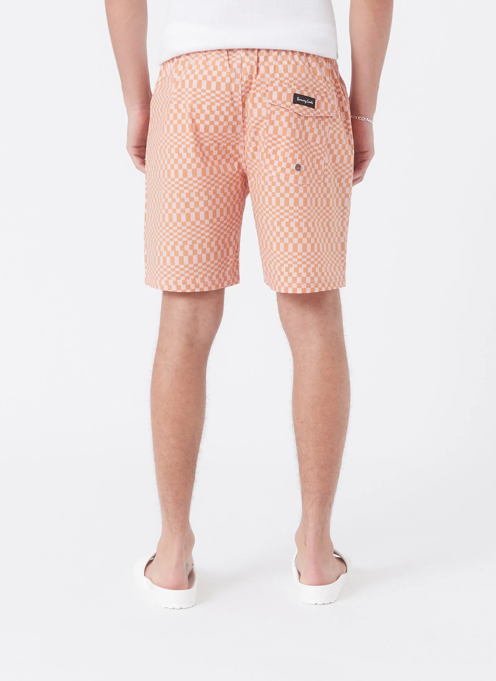 Amphibious Swim Short Amber Checker 2.0
