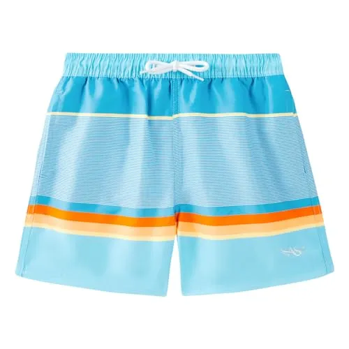 Angel season Toddler Boy Swim Trunks 3T Swimsuit Boys Swim Set Bathing Suits for Boys Quick Dry Little Boy Swimsuit Flamingo Blue Sizes 3T