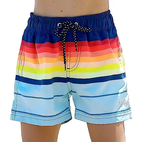 Angel season Toddler Boy Swim Trunks 3T Swimsuit Boys Swim Set Bathing Suits for Boys Quick Dry Little Boy Swimsuit Flamingo Blue Sizes 3T