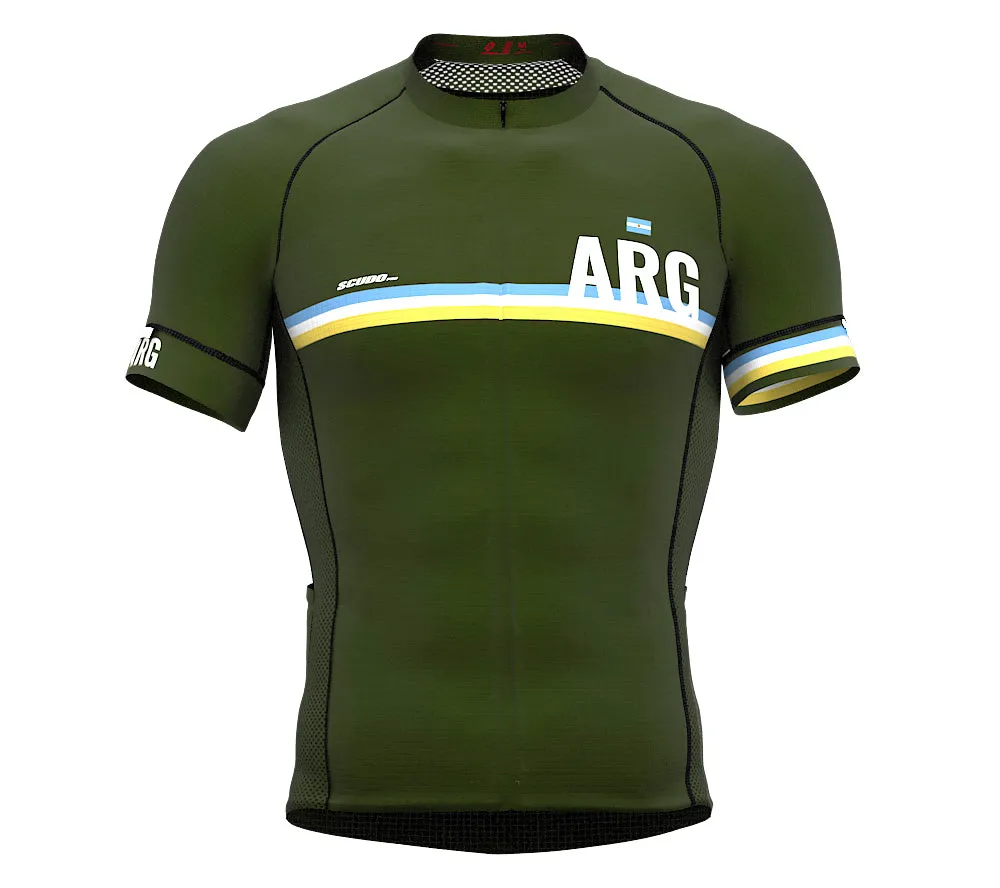 Argentina Green CODE Short Sleeve Cycling PRO Jersey for Men and Women
