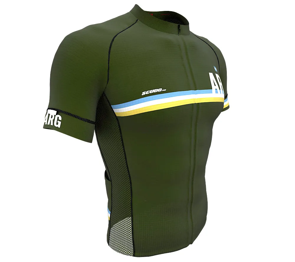 Argentina Green CODE Short Sleeve Cycling PRO Jersey for Men and Women