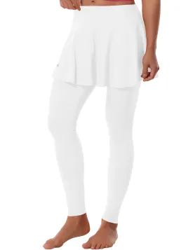 Athletic Tennis Golf Skort with Pocket Shorts white_Jogging