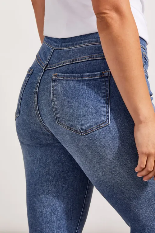 Audrey Pull On Jegging - Dark Vintage
