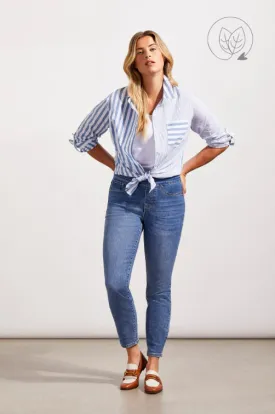 Audrey Pull On Jegging - Dark Vintage