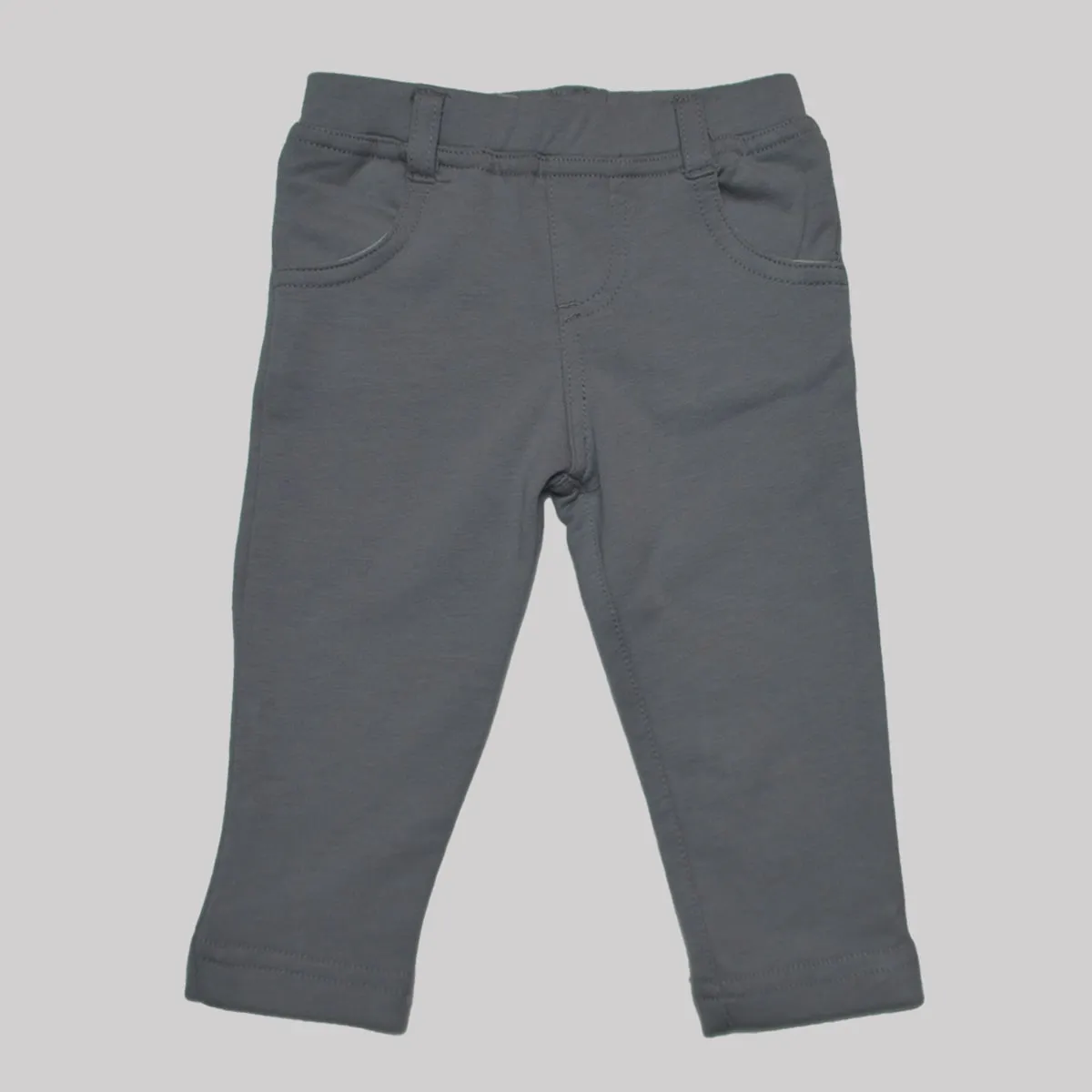 Baby Girls Jeggings | Leggings | Plain Colours | Grey | 3 – 12 Months | 2A