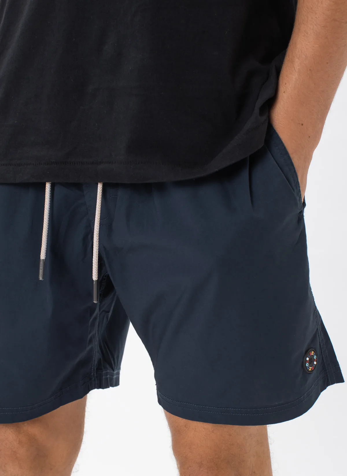 Badge Amphibious Swim Short Navy