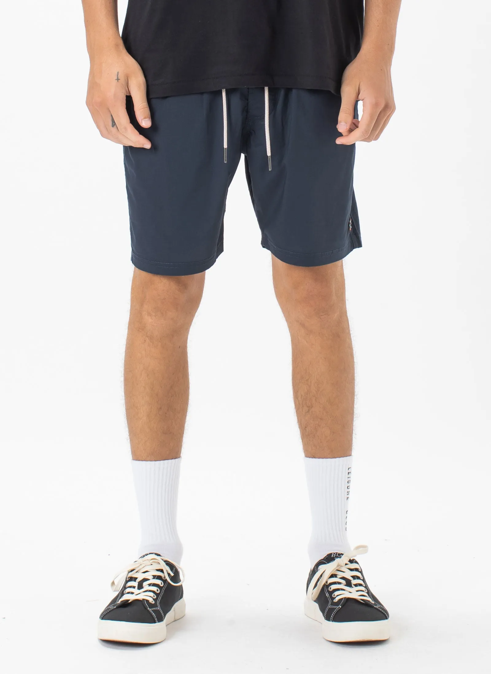 Badge Amphibious Swim Short Navy