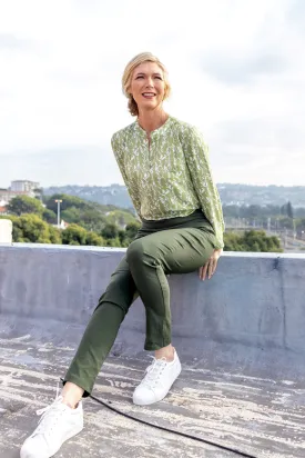 Barrington Kelly Jeggings Olive Bengaline