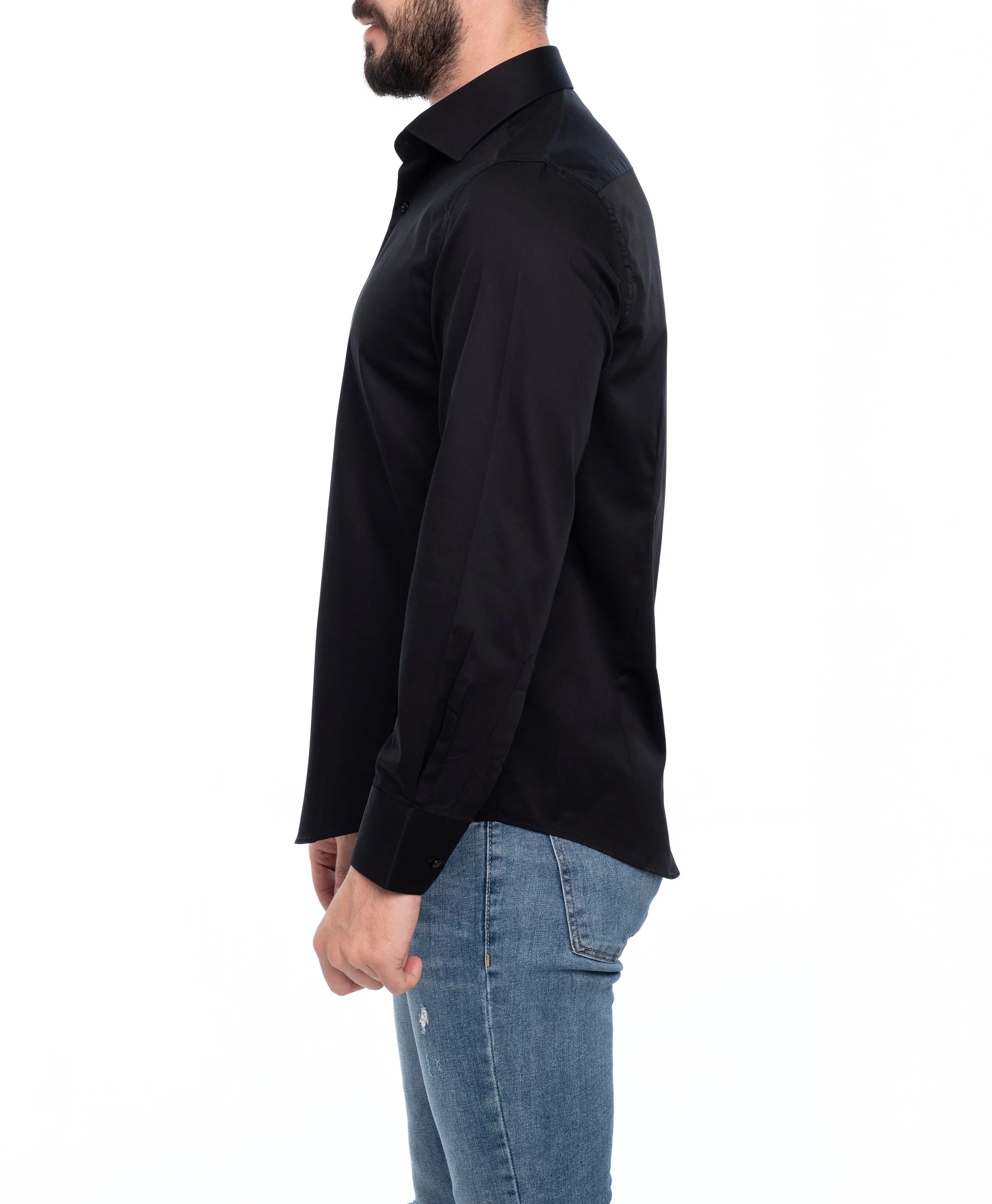 BIRCHBERRY SLIM FIT COTTON SHIRT