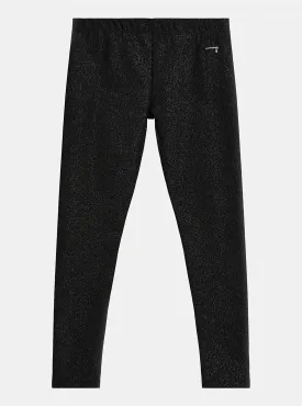 Black Foil Punto Milano Jeggings (7-16)