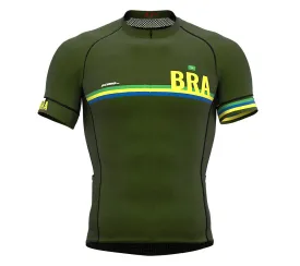 Brasil Green CODE Short Sleeve Cycling PRO Jersey for Men and Women