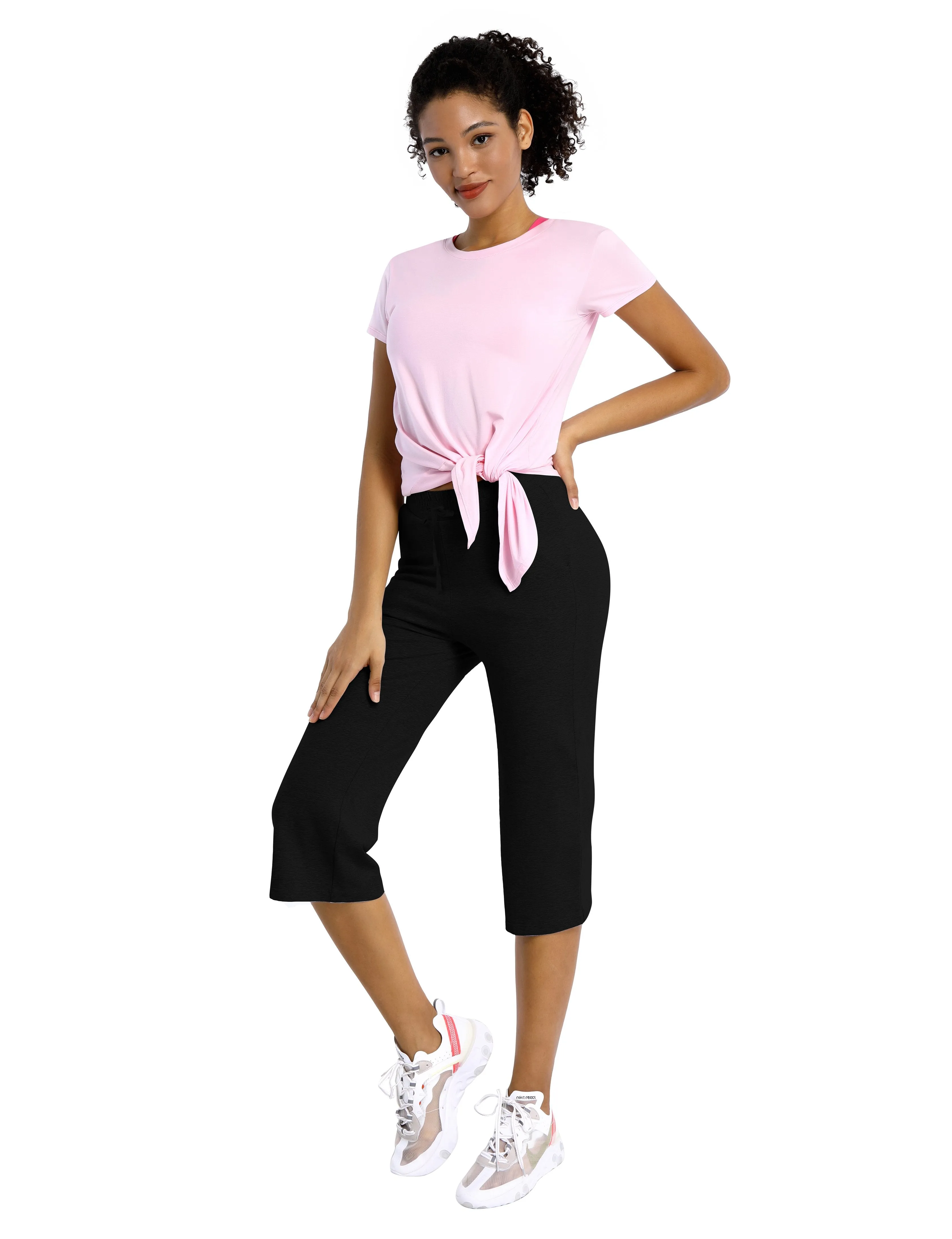BUBBLELIME 90C/10S Pocket Lounge Adjustable Pants 19??inseam_yoga