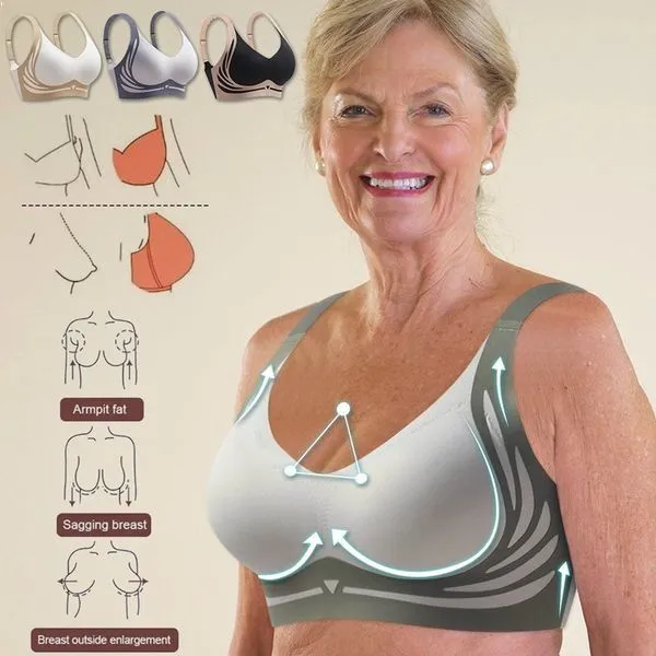 Buy 2 Get 1 Free Lifting Anti-Sagging Wire-Free Push-up Bra