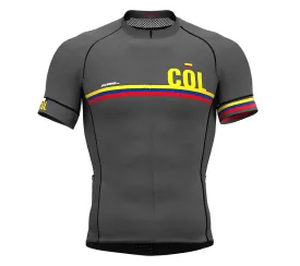 Colombia Gray CODE Short Sleeve Cycling PRO Jersey for Men and Women