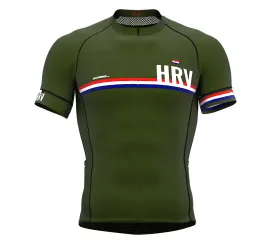 Croatia Green CODE Short Sleeve Cycling PRO Jersey for Men and Women