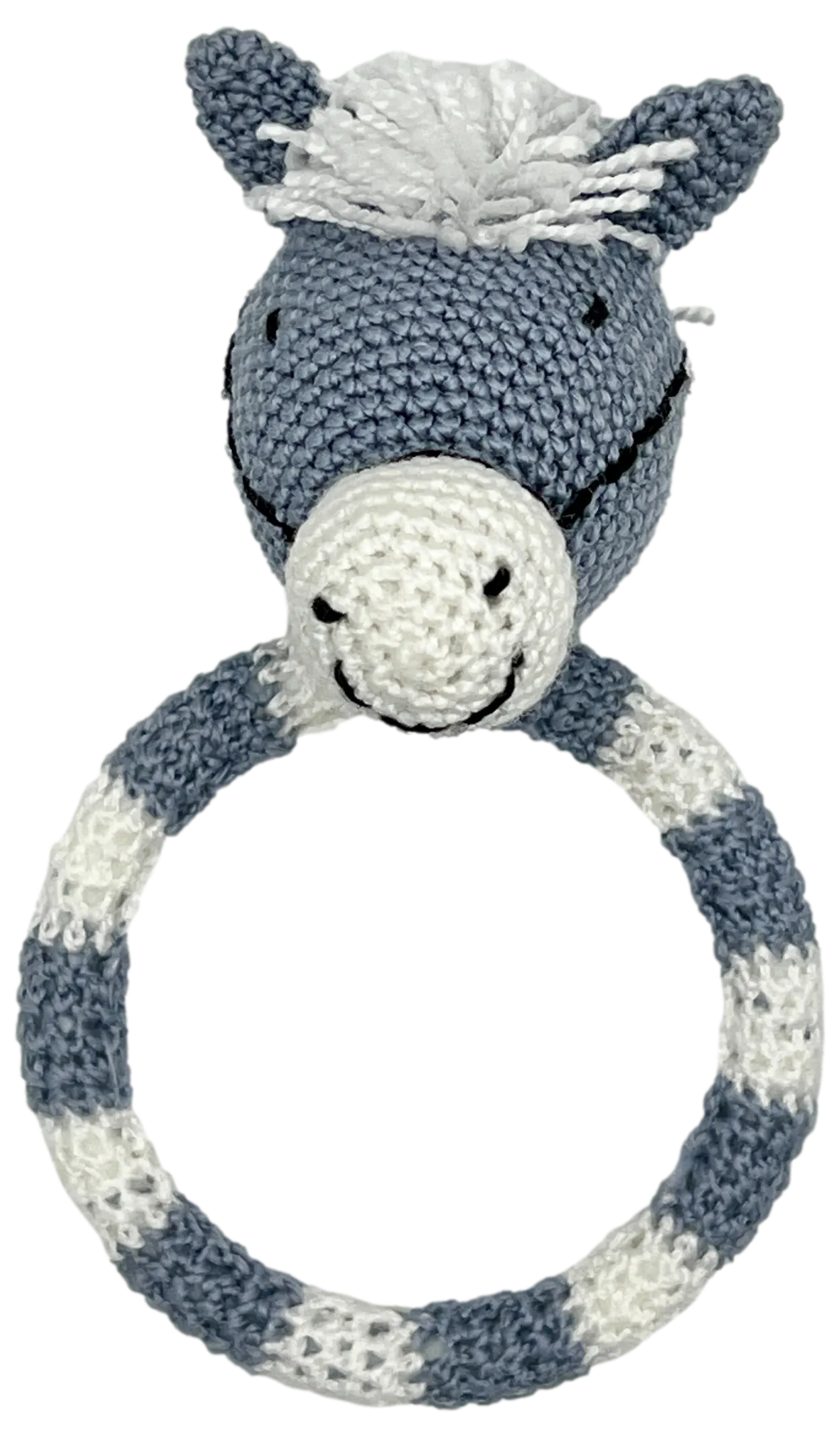 Crocheted Ring Rattles "Animal Theme"