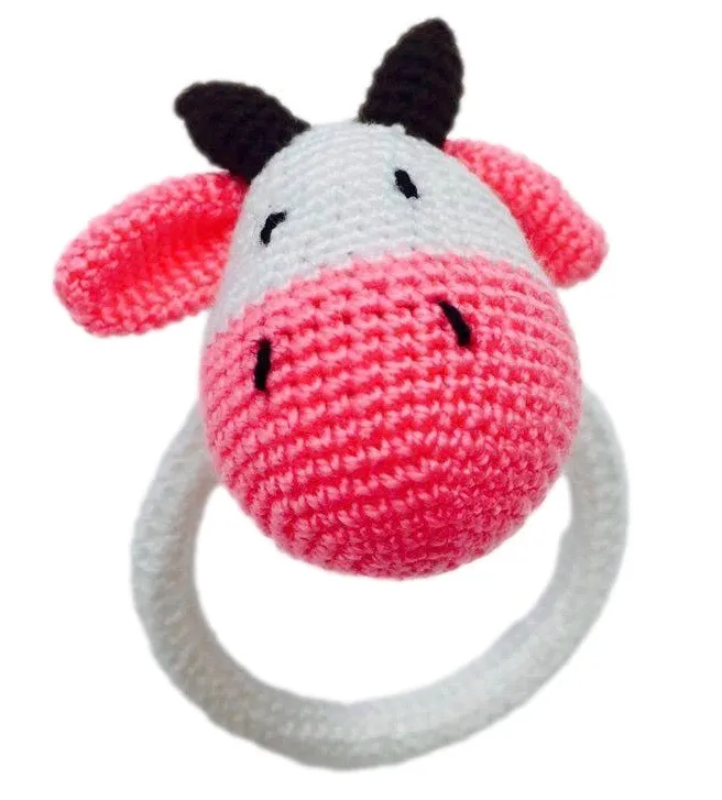Crocheted Ring Rattles "Animal Theme"