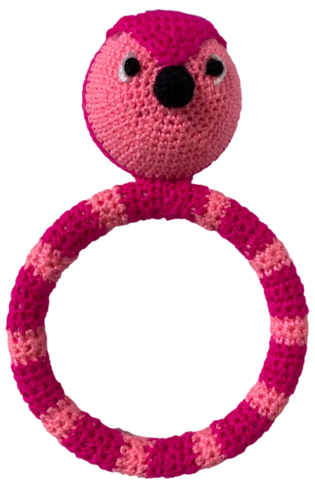Crocheted Ring Rattles "Animal Theme"