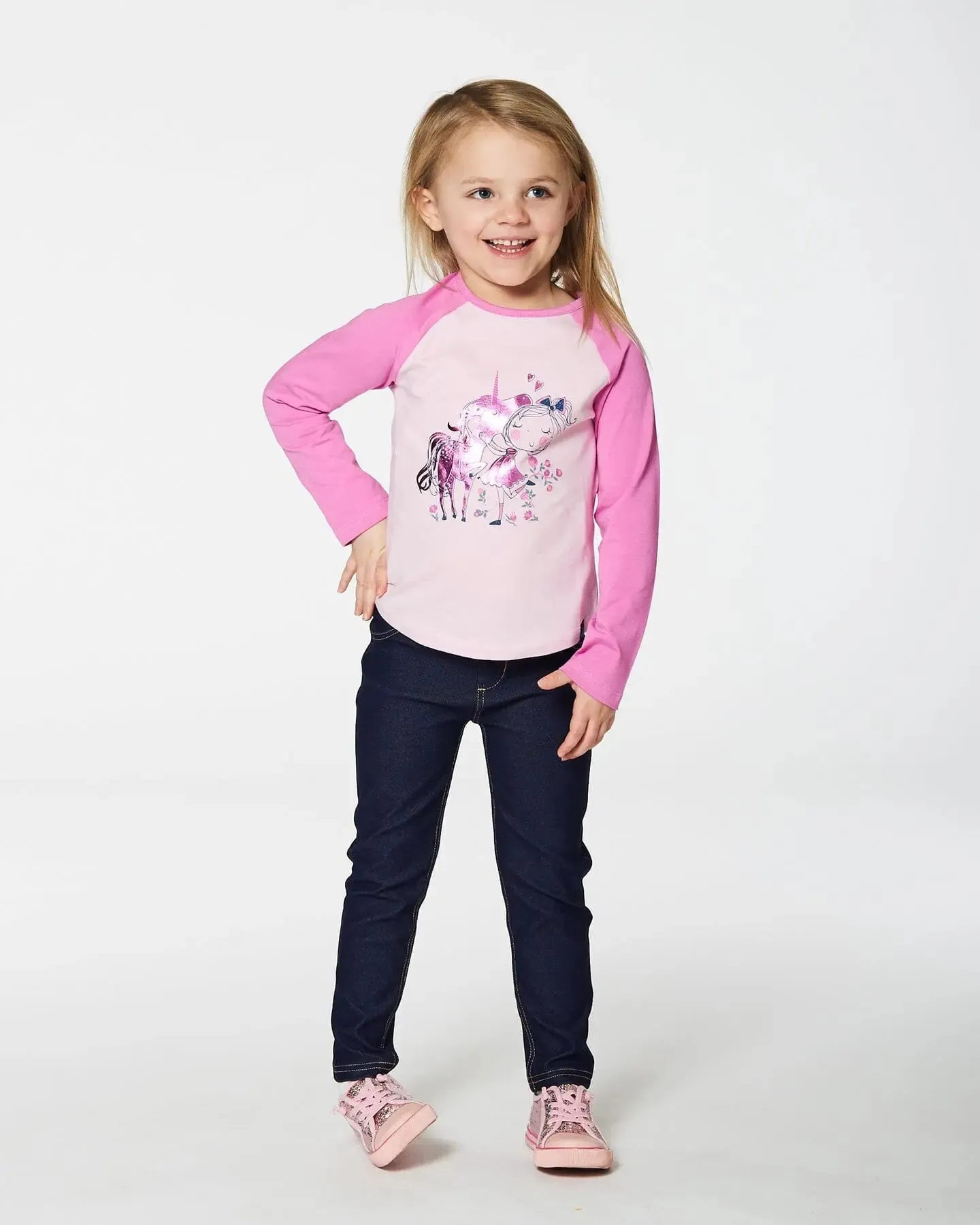 Dark Blue Denim Jeggings