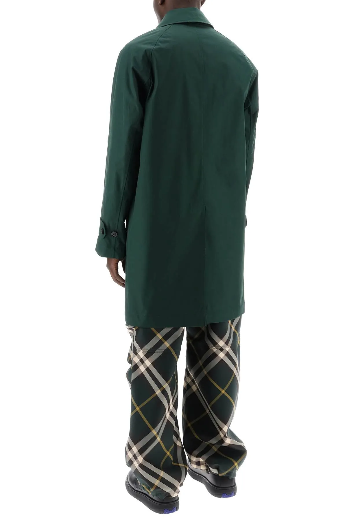 ered

reversible checkered gabardine midi