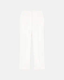 Erinna - Tailored Slim-Leg Trousers - Off White