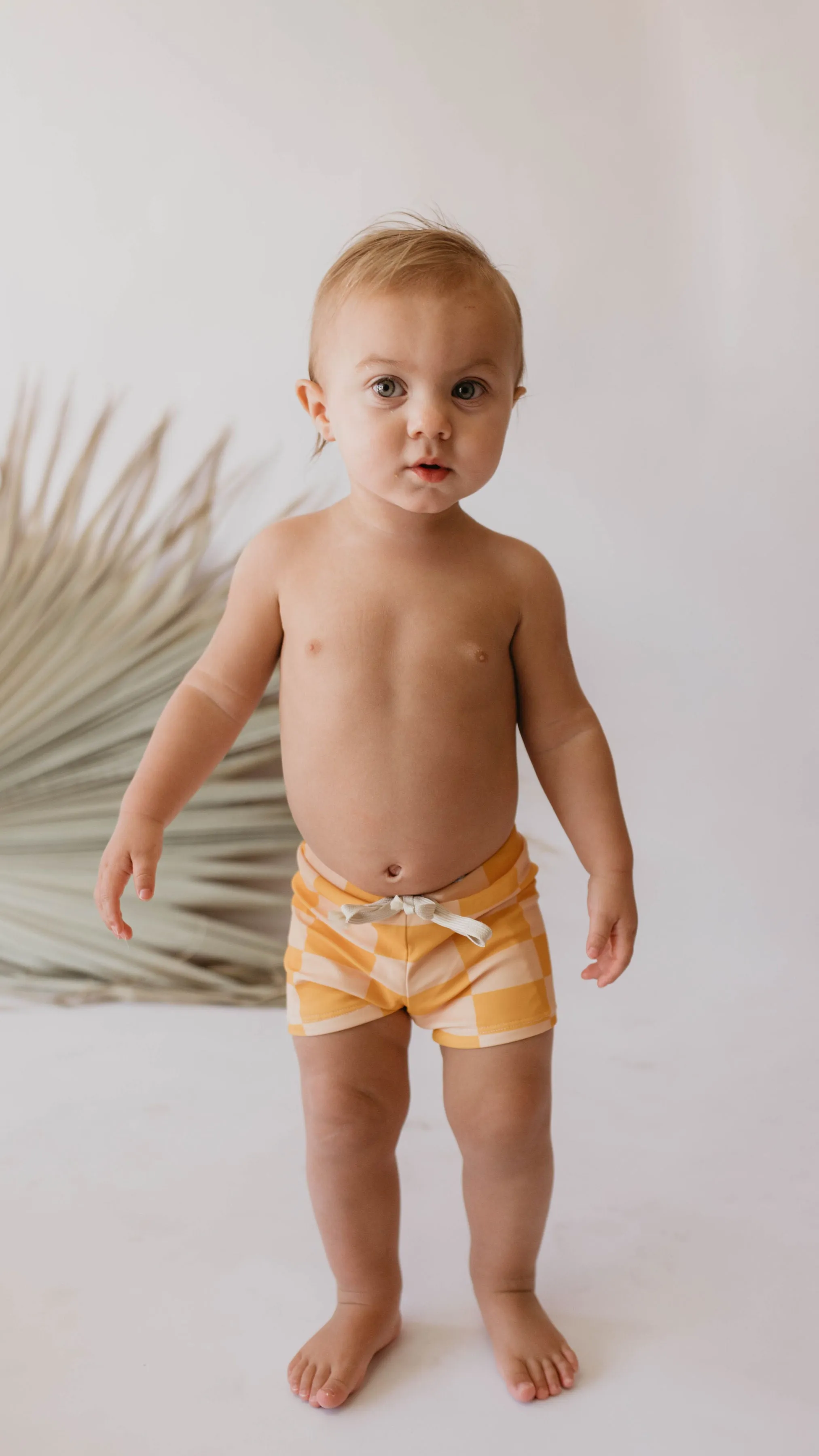 Euro Swim Short | Sunny Checker