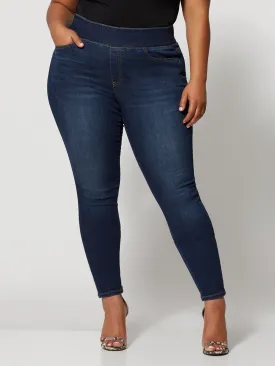 Fashion To Figure - Dark Wash High-Rise Jeggings
