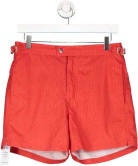 Guscio Red Capri Maze Swim Shorts UK S