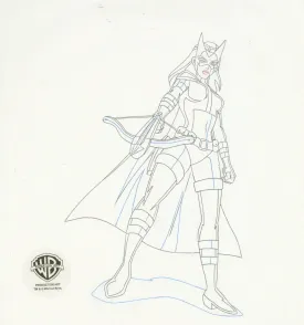 Justice League Original Production Drawing: Huntress
