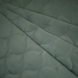 Light Weight Matte Bubble Quilted Puff Coating Sage