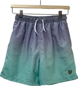 lyle & scott Purple Ombre Swim Shorts Cloud Blue 14 Years