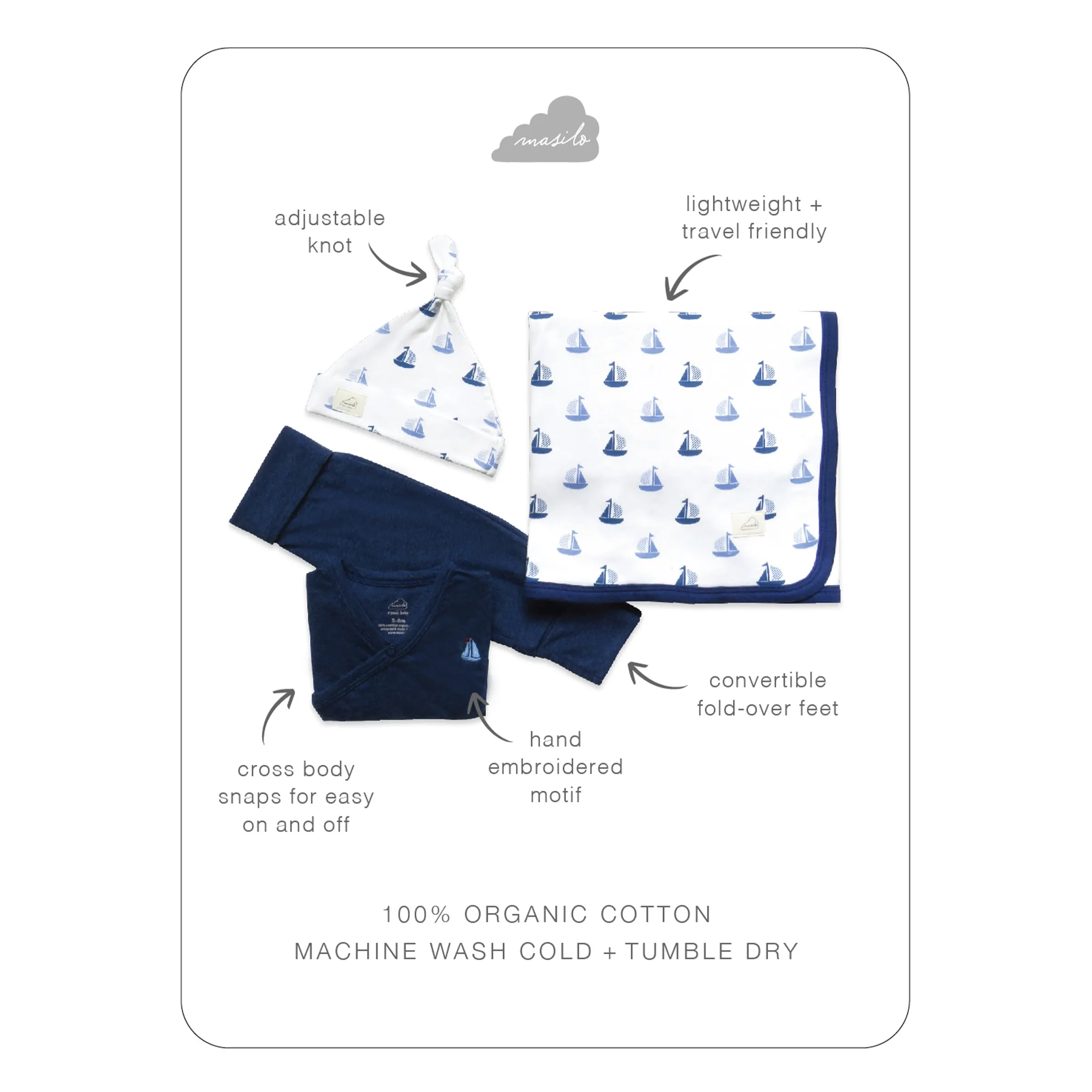 Masilo Welcome Baby! Bundle - Come Sail With Me