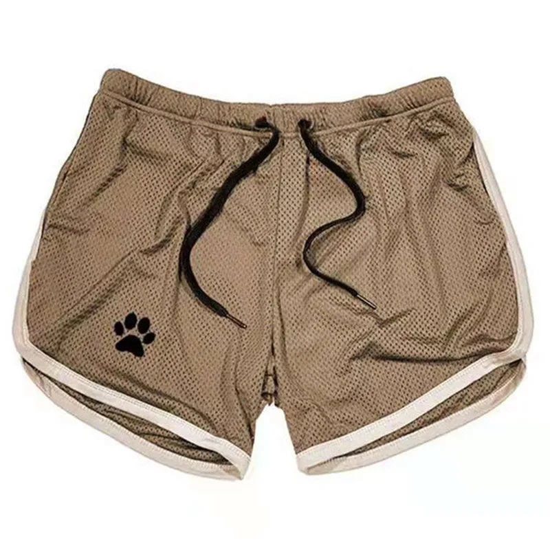 Men Gym Fitness Shorts Bodybuilding sports Jogging shorts Male 2022 Summer Cool Breathable Mesh casual men Shorts Sweatpants