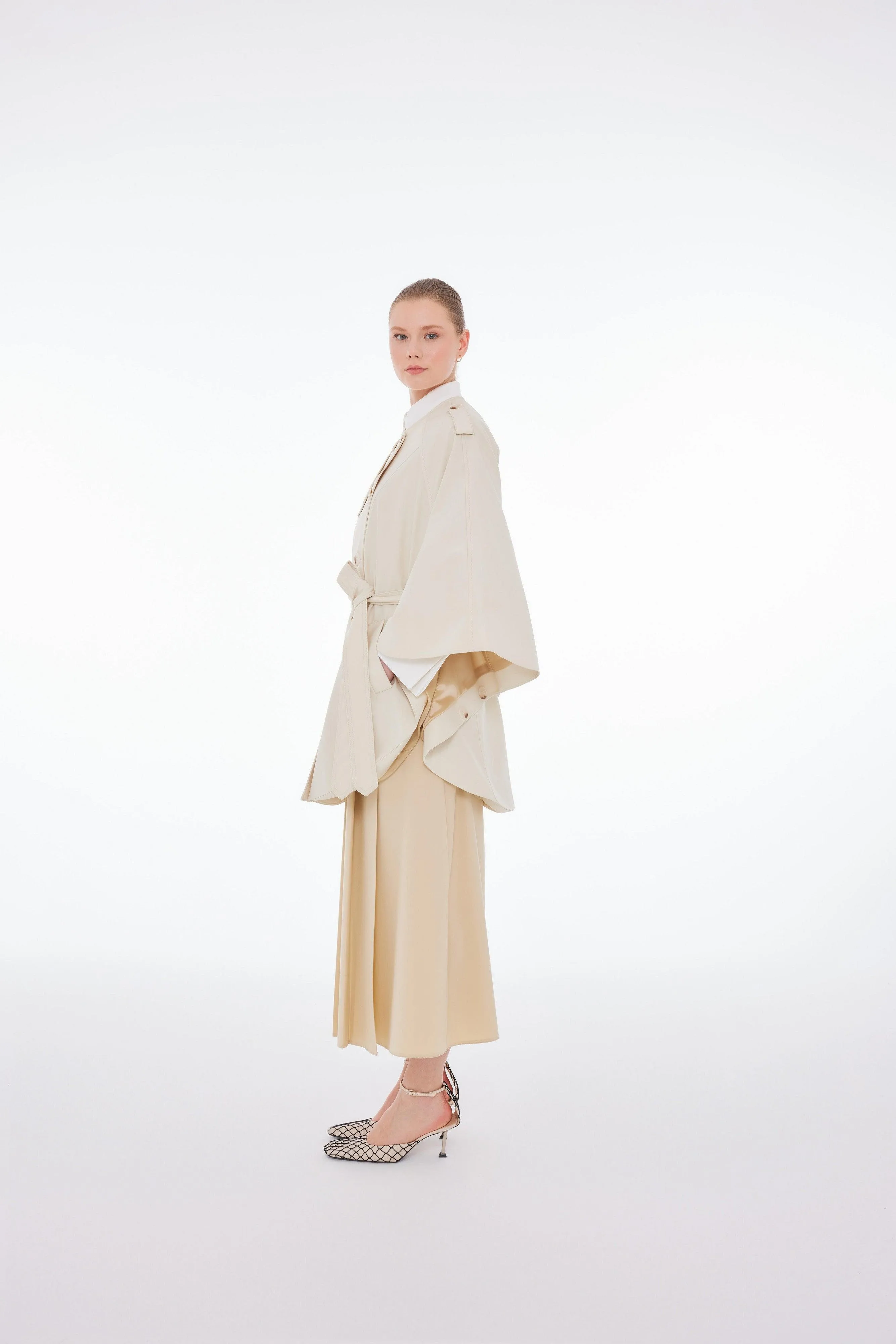 MLNI TRENCH COAT ECRU