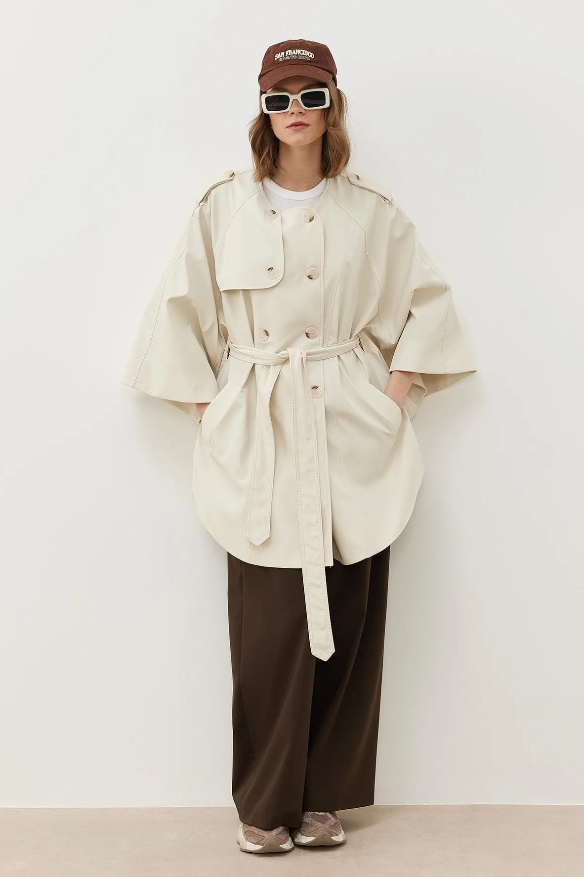 MLNI TRENCH COAT ECRU